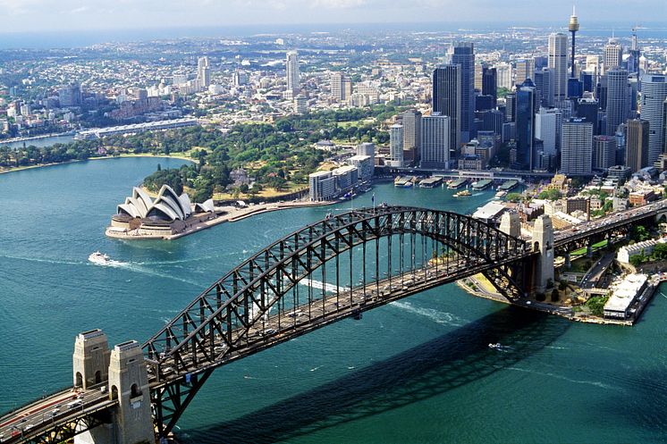 Sydney Harbour med det berömda operahuset