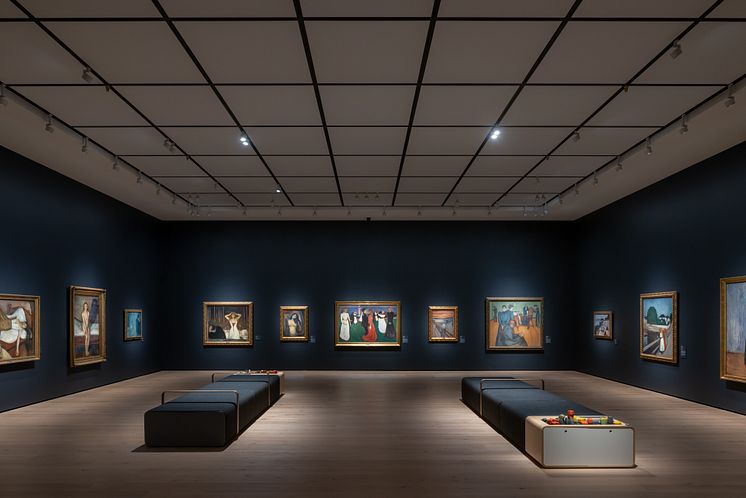 Samlingen, Munch-rommet Foto Iwan Baan