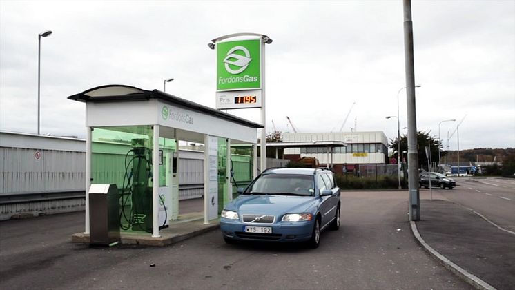 Matavfall blir biogas