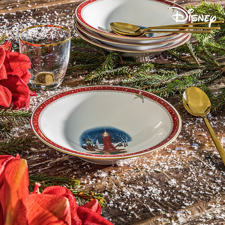 Fyrklövern Disney Jul Jubileum servise