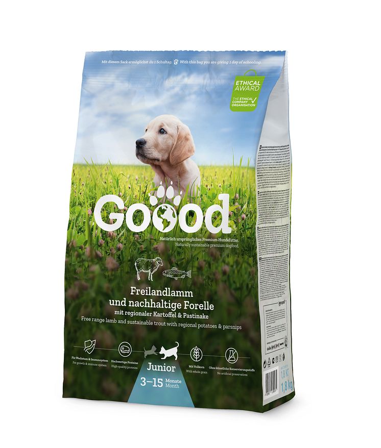 Goood_Nachhaltige-Hundenahrung_Junior_1,8kg_©Goood Petfood