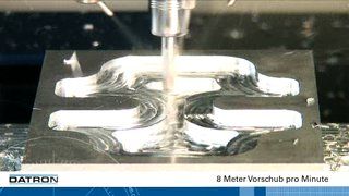 1-skärigt fräsverktyg med en spånkapacitet på mer än 40 cm³/min i aluminium 