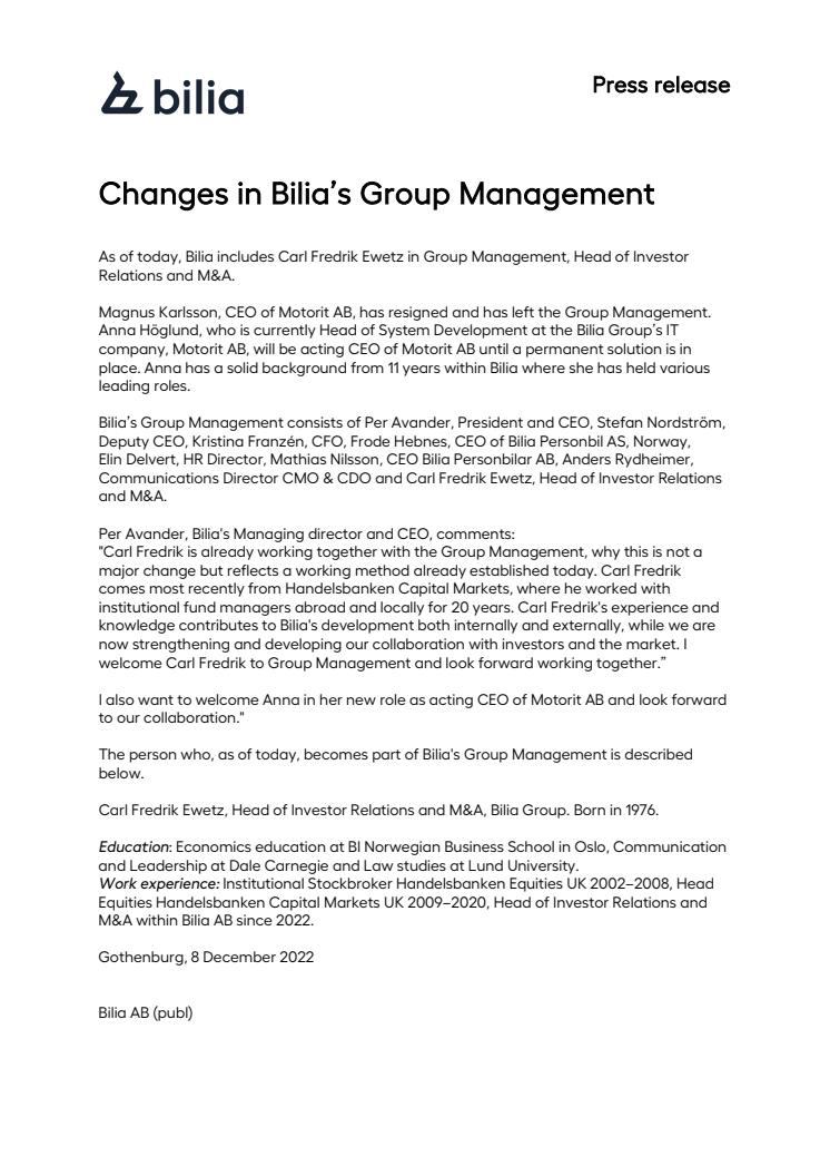 Changes in Bilia’s Group Management.pdf
