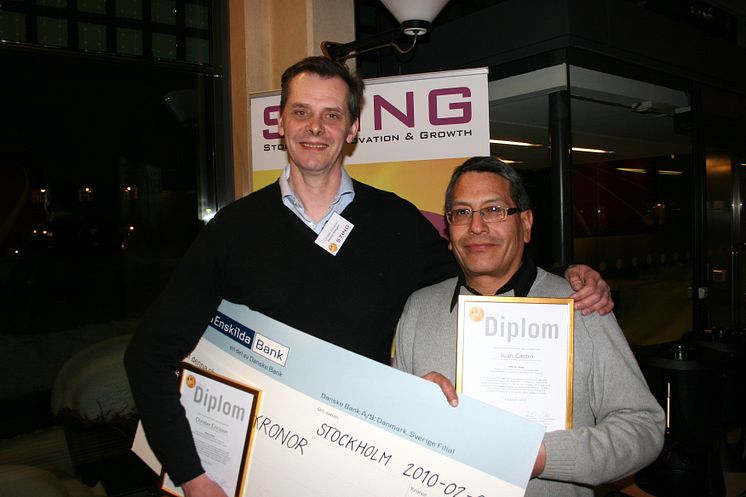 Vinnarteamet i finalen av STINGs Startupprogram 2010