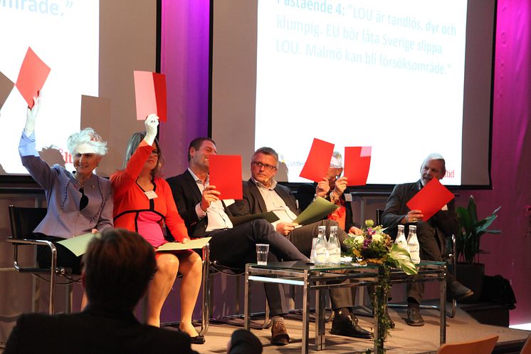 Paneldebatt på Livsmdelsakademins Dag