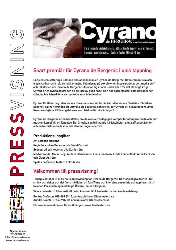 Pressvisning av Cyrano de Bergerac 6/10