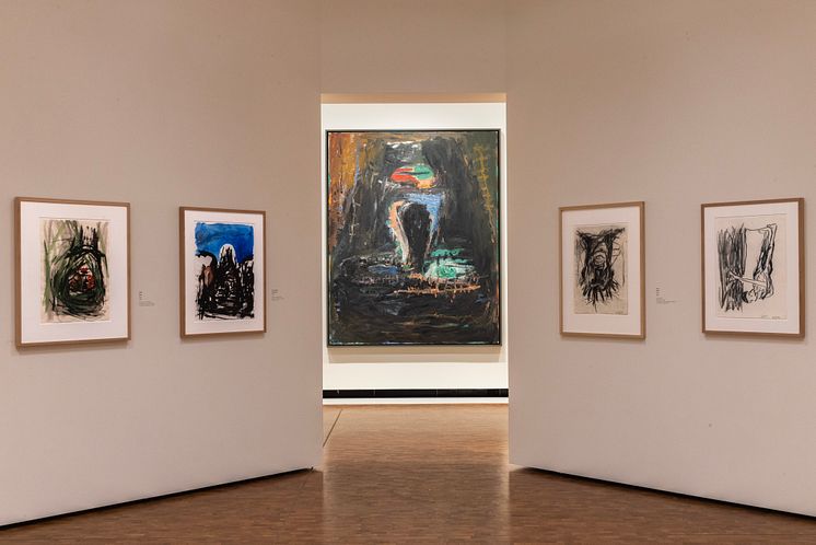 Georg Baselitz Med begge bena først/Feet First
