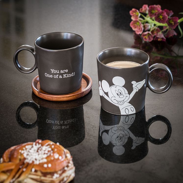 Fyrklövern Mickey & Friends Musse mugg 32 cl "You are One of a Kind"