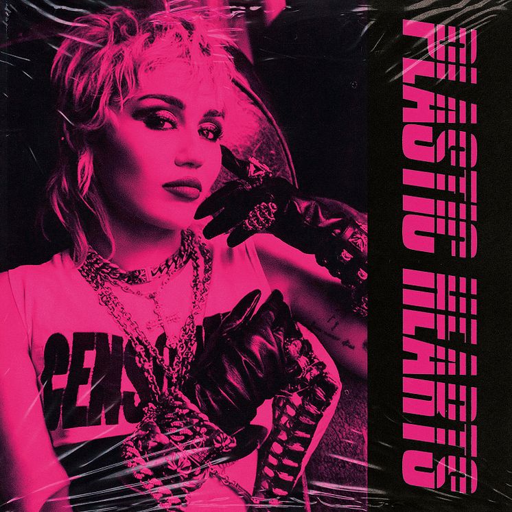 Miley Cyrus - "Plastic Hearts" omslag