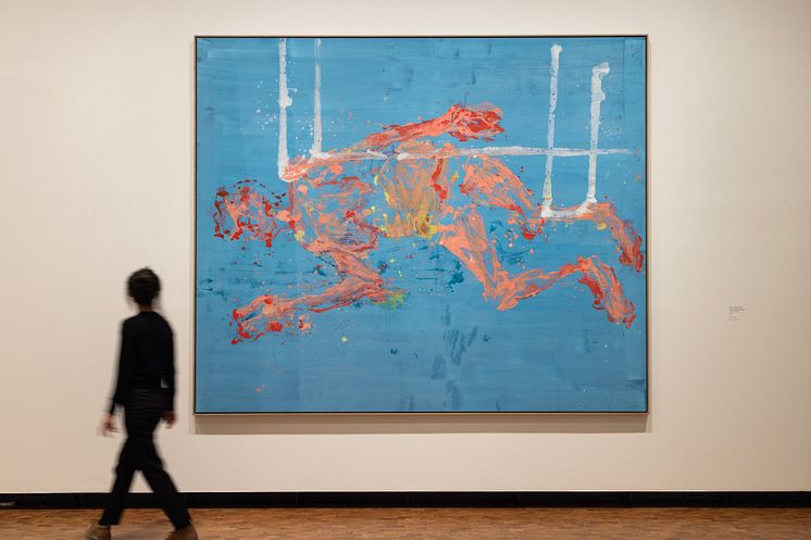 Georg Baselitz Med begge bena først/Feet First