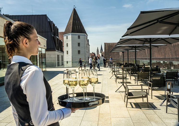 Rooftop Terrasse Maritim Hotel Ingolstadt