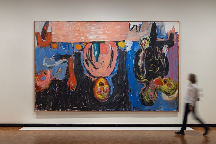 Georg Baselitz Med begge bena først/Feet First