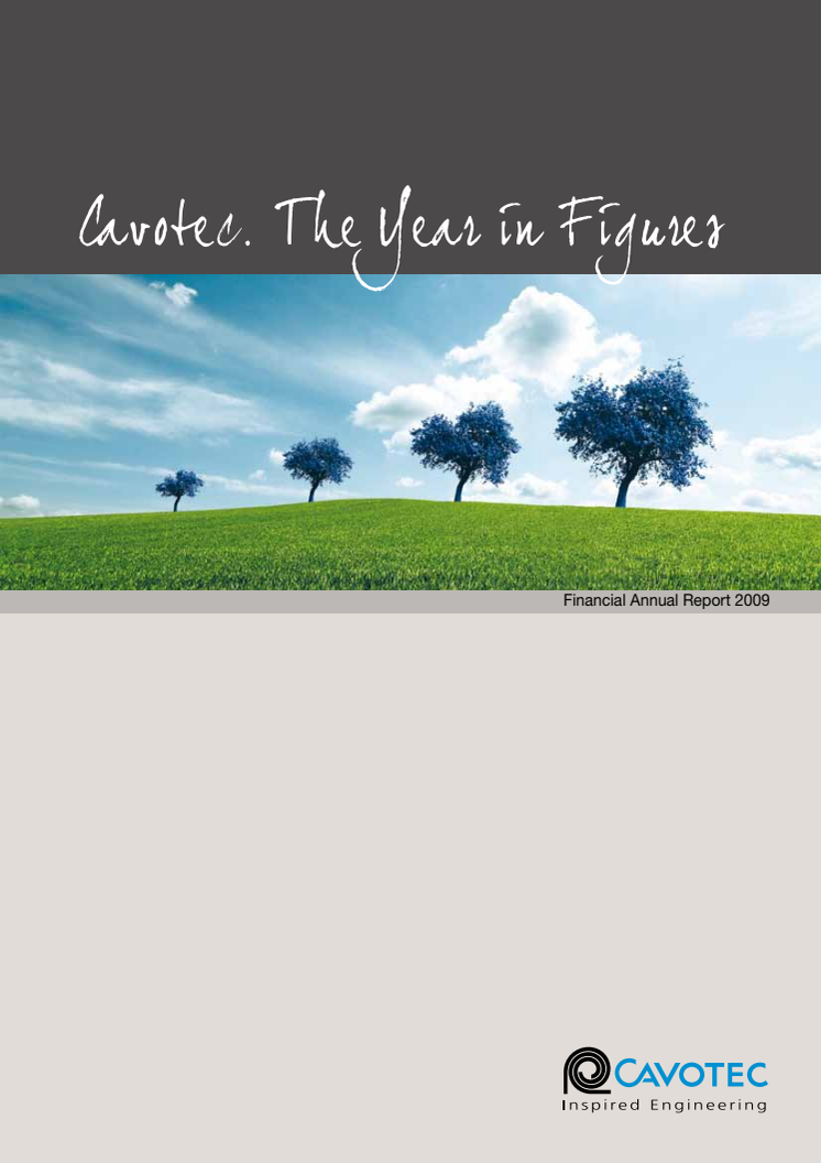 Cavotec MSL - Annual Report 2009