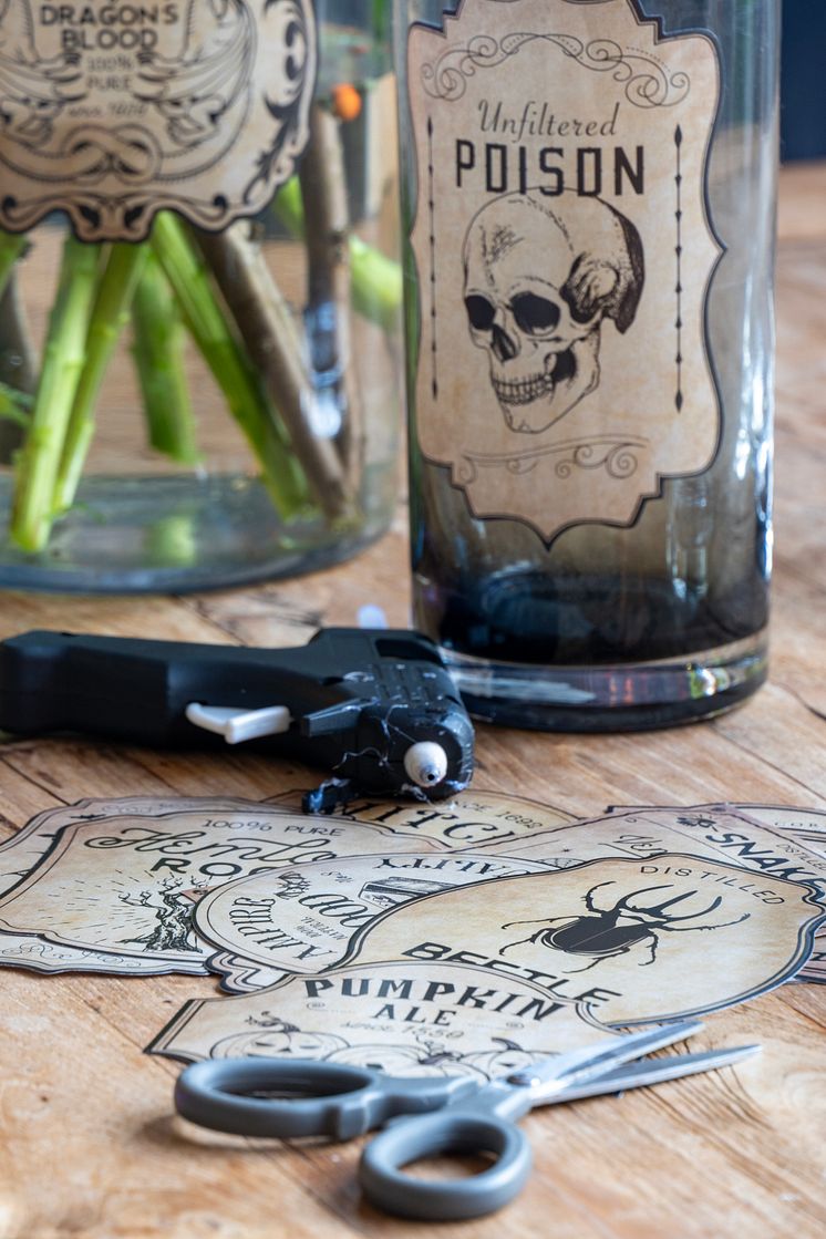 Halloween DIY med tulpaner