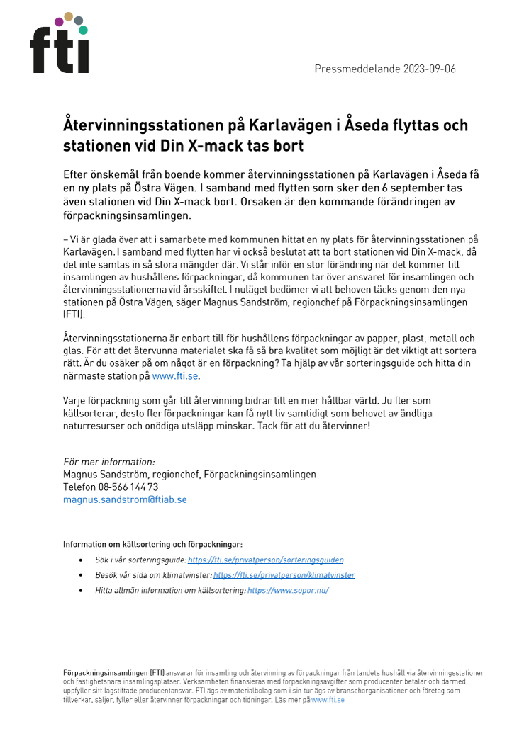 230906 Återvinningsstationen på Karlavägen i Åseda flyttas och stationen vid Din X-mack tas bort.pdf