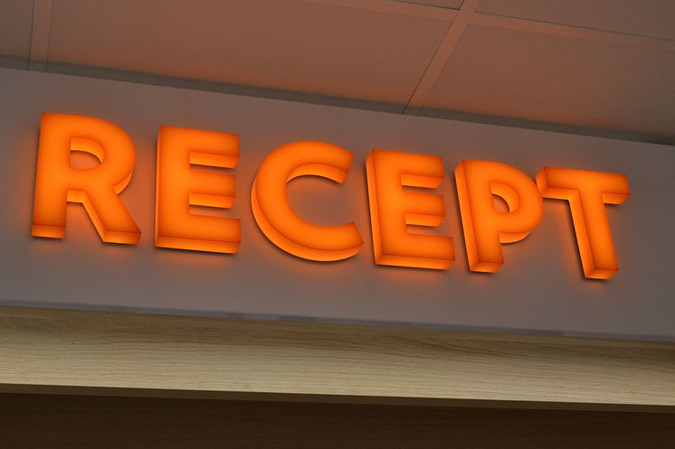 Receptskylt Kronans Apotek