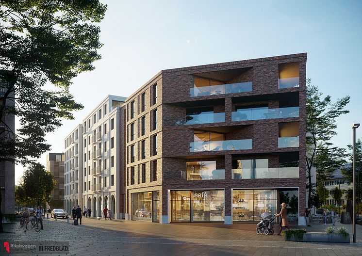 Västerport, Varberg, Riksbyggen