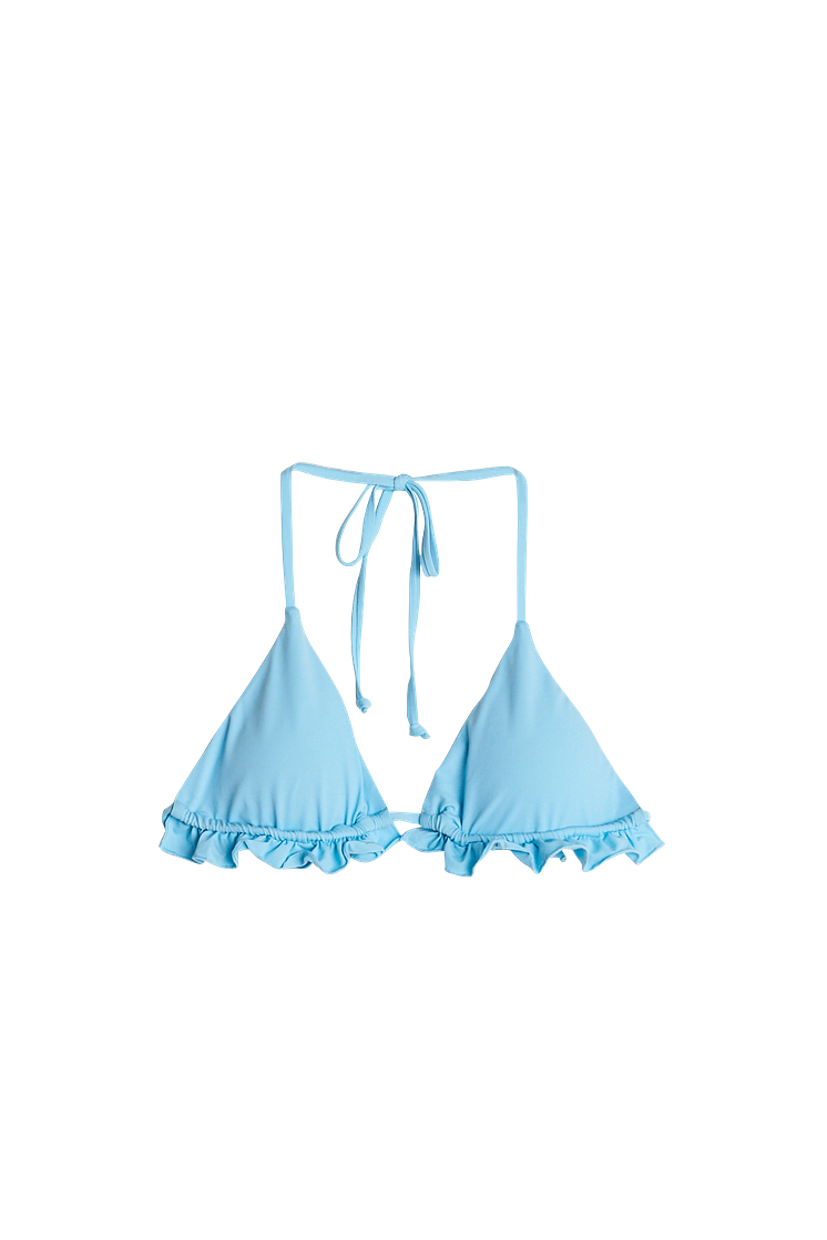 julia bikini triangle - sky blue