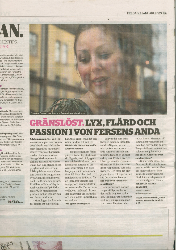 Jag är Axel von Fersen - recension