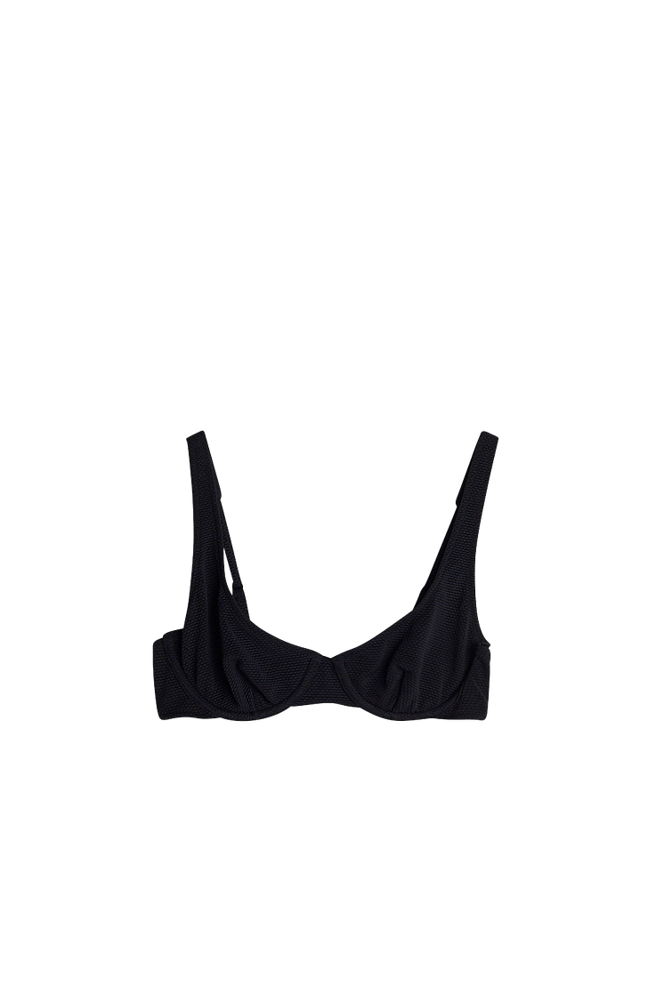 Alexandra bikini top - black 
