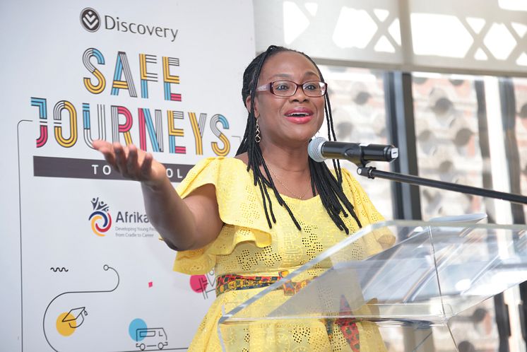 Onyi Nwaneri, Group CEO of Afrika Tikkun, at DSJTS Gauteng Launch.jpeg