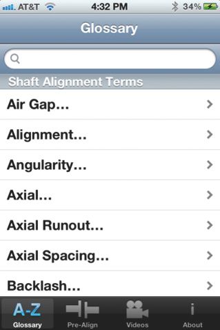 Align Terms App - Glossary