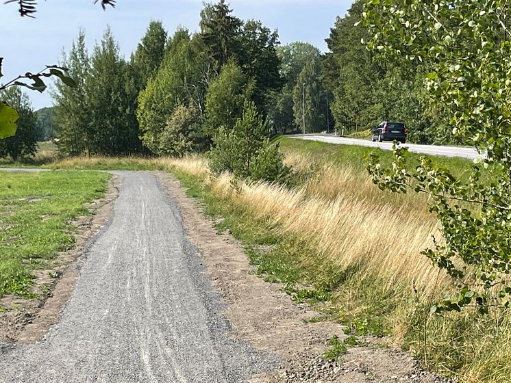 Sommarcykelväg mot Lundabadet
