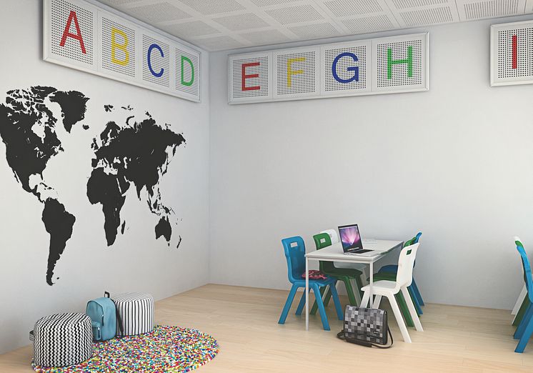 Bättre ljudkomfort i skolor och kontor med Gyptone® INSTANT väggabsorbent