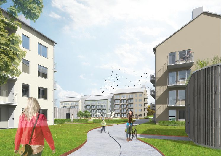 Kvarteret Kattugglan, Marieberg,  Nyköping, Riksbyggen