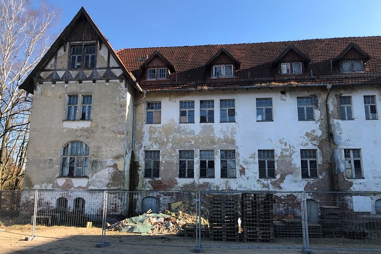 Parkresidenz Lychen Bestandsfoto