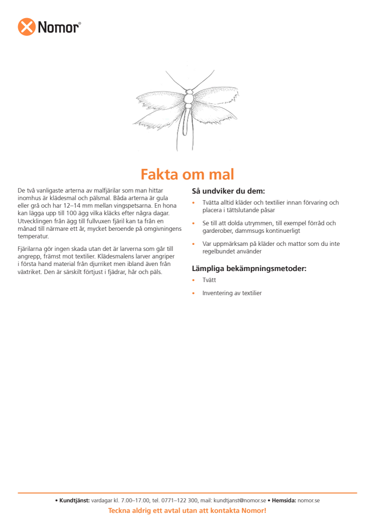 Fakta om mal