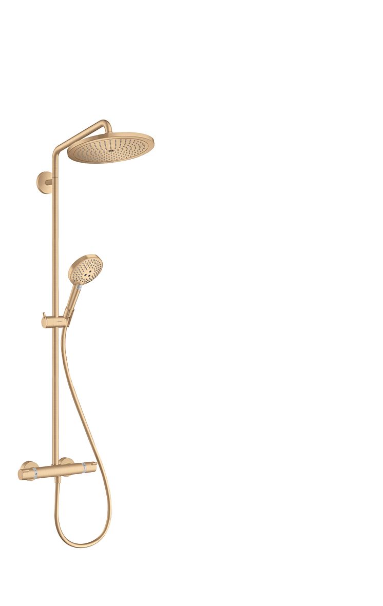 hansgrohe Croma Select S 280 Showerpipe  - børstet bronze