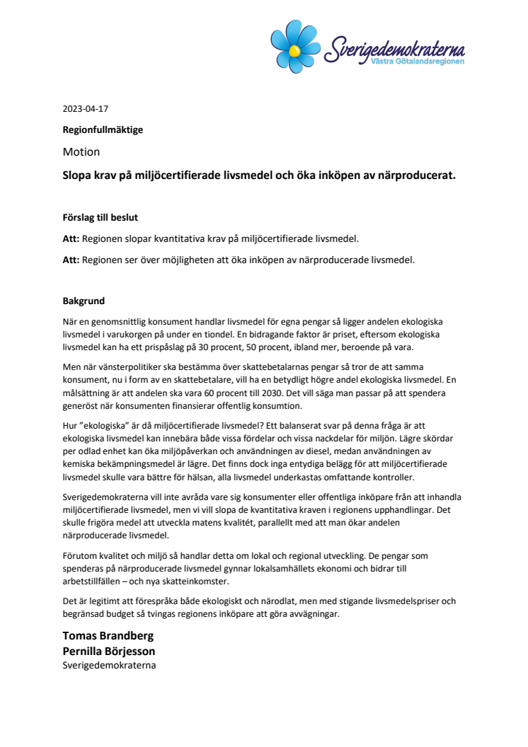 Motion Tomas Brandberg - Ekologiska livsmedel.pdf