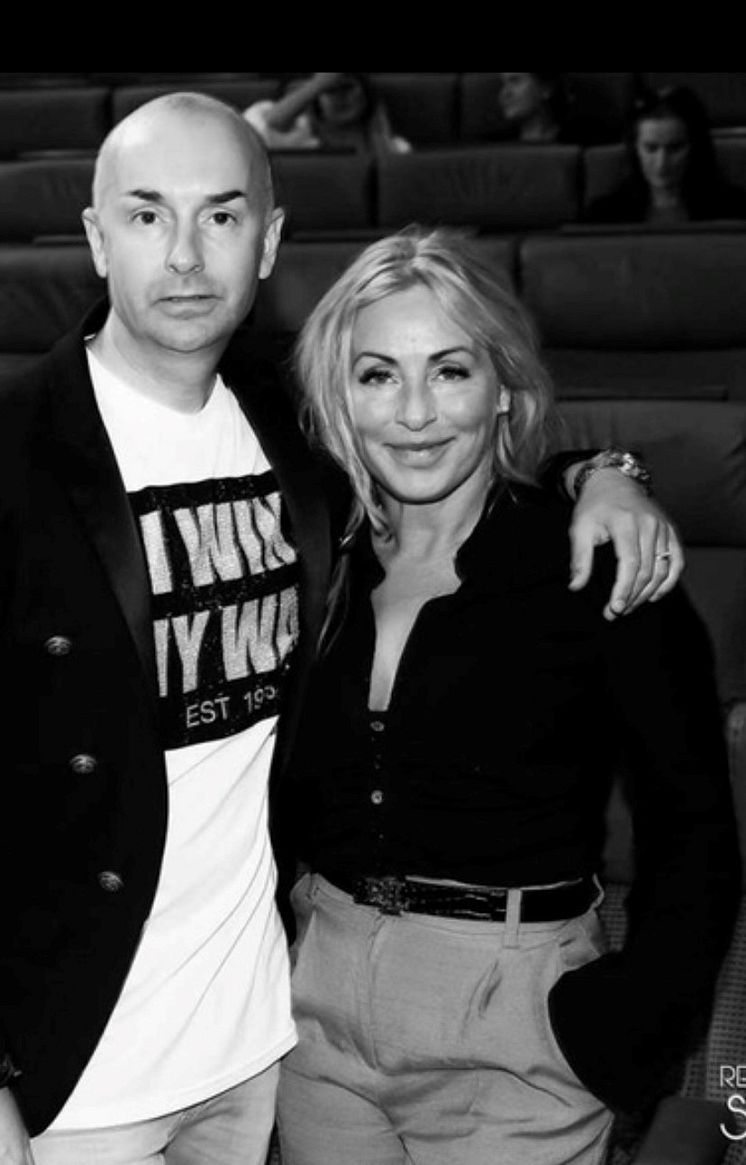 Carl Helgesson och Linda Angelin Hirschfeld at Stockholm Beauty Week.