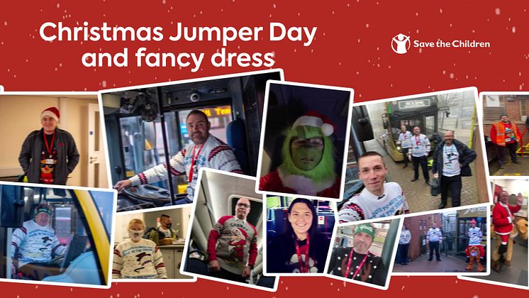 Celebrating Go North East colleagues’ efforts to spread Christmas cheer across the region