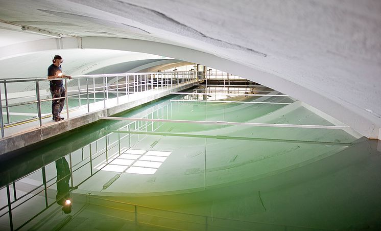 Dricksvattenrening på Alelyckans reningsverk