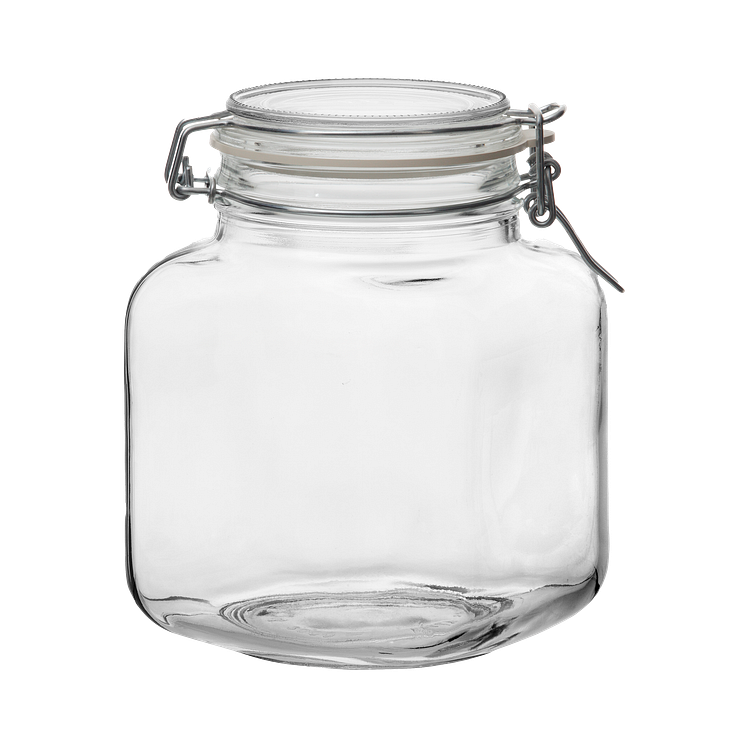 Burk Glas Snäpplock 2L