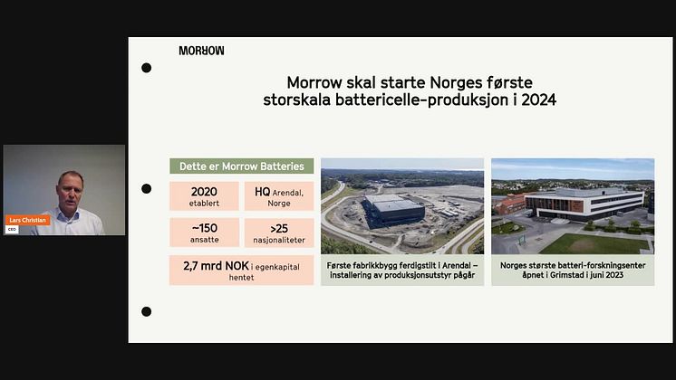 Folkemøte med Morrow - 13 november 2023