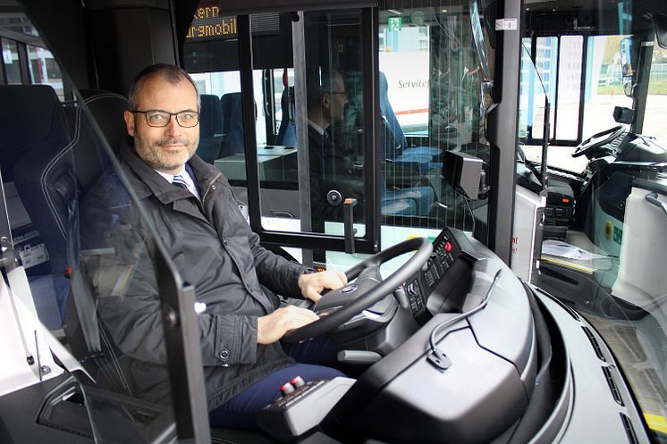 Horst Schauerte, Wartburgmobil, im Scania Citywide