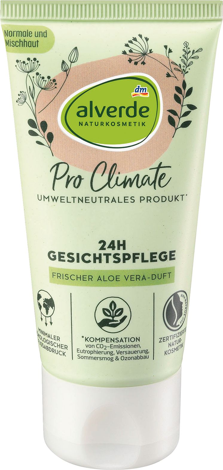 alverde Pro Climate 24h Gesichtspflege