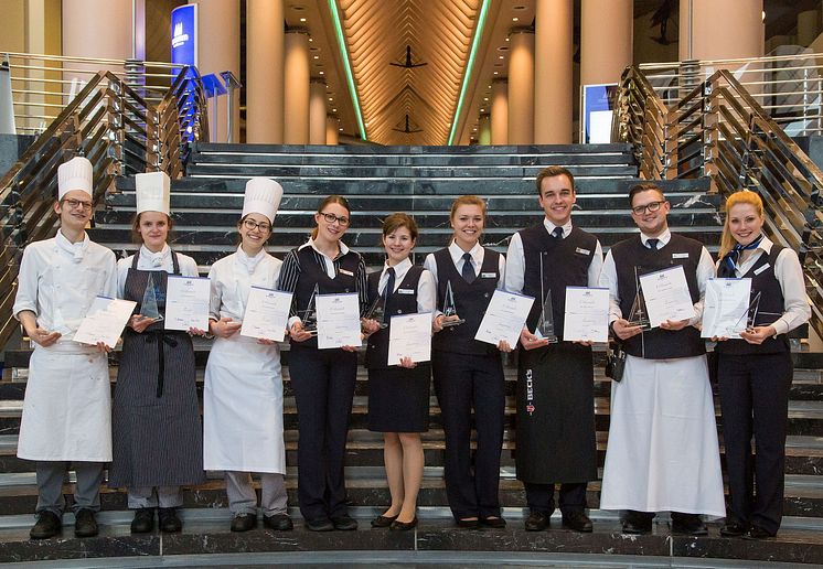 Glückliche Gewinner Maritim Azubi Pokal 2017