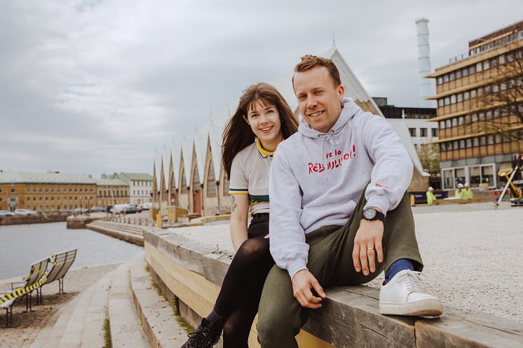 Lisa Svensson & Tobias Dagerås på Rosenlundskajen 