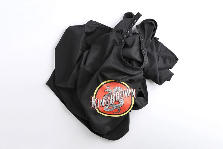 King Brown Pomade Barber Cape