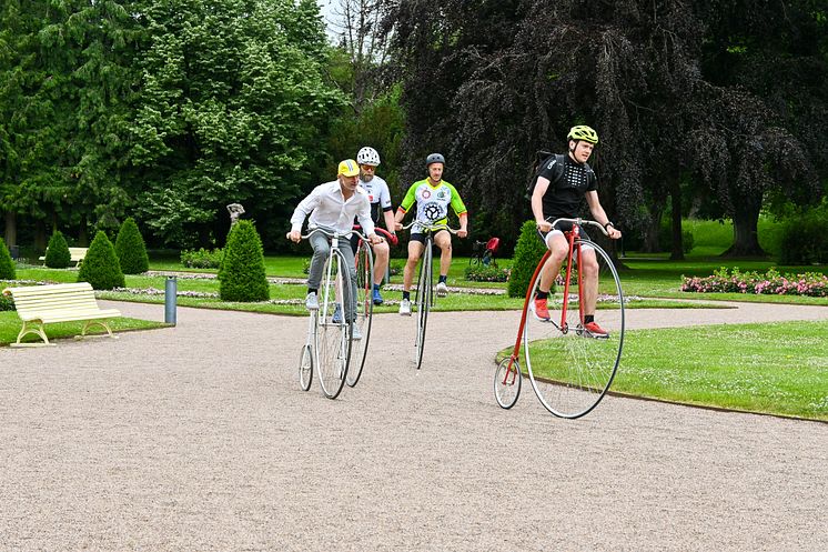 Höghjulingar i Stadsparken 3