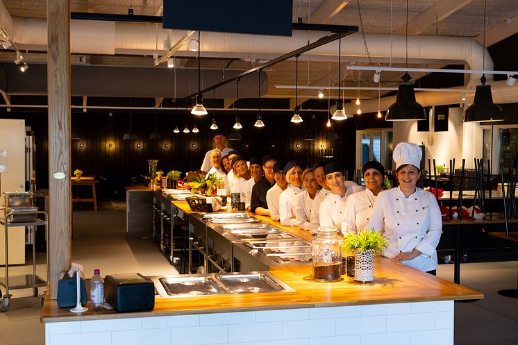 Åbyskolans nya serveringslinje