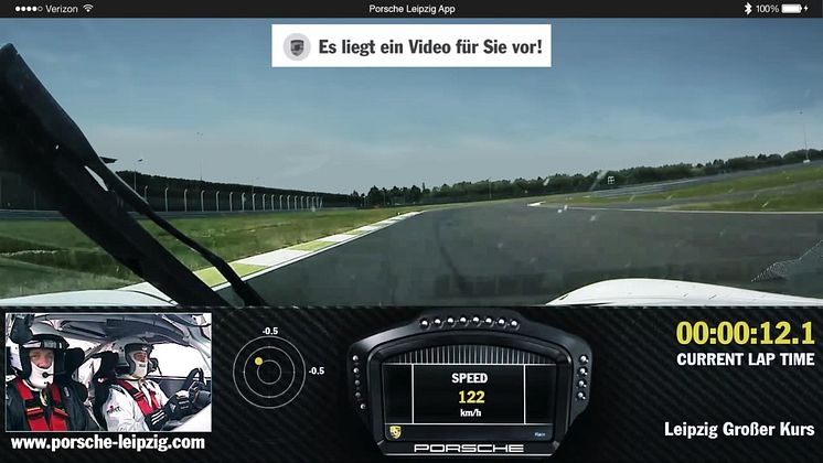 Promovideo Porsche Leipzig App 