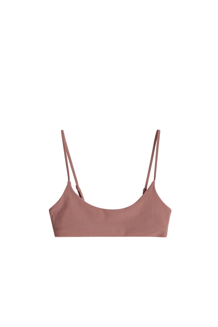 Rosie rib bikini top - burtwood