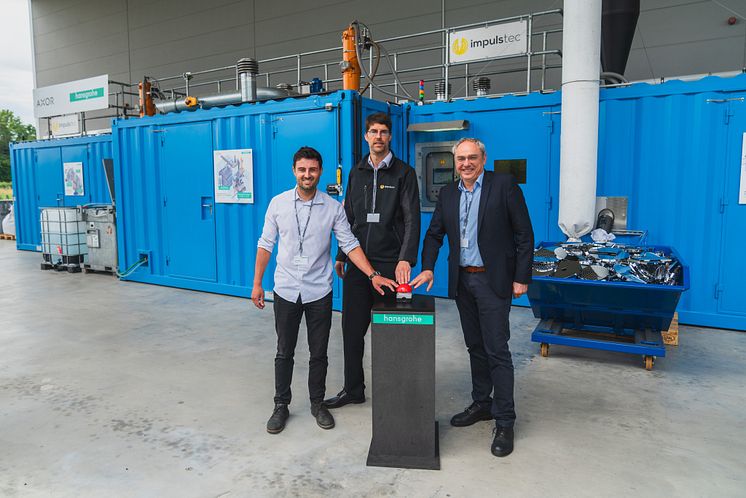 Hansgrohe genbruger plastik på fabrikken