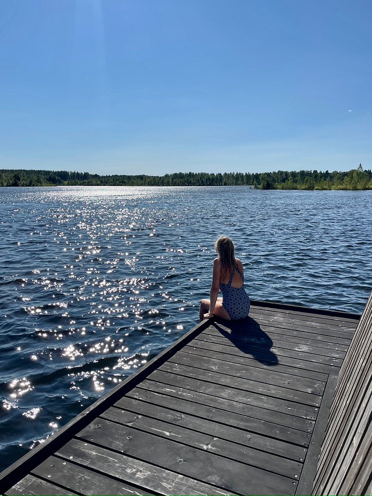 Water Cabin in summer