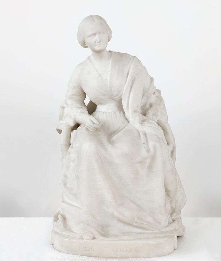 Ambrosia Tønnesen, Forfatter Camilla Collett, 1910. Nasjonalbiblioteket i Oslo.
